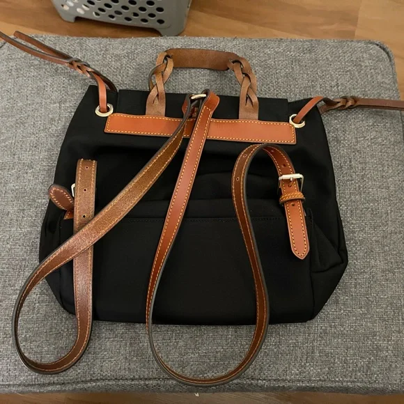 Dooney & Bourke Nylon Flap Backpack - Picture 2 of 5